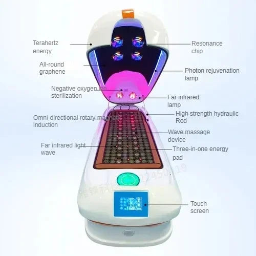 lhy 26 ss 26 Biological Resonance Energy Cabin Graphene Massage Far Infrared Space Capsule Moxibustion Sweat Steaming Cabin Deto Ai-TechWorld 