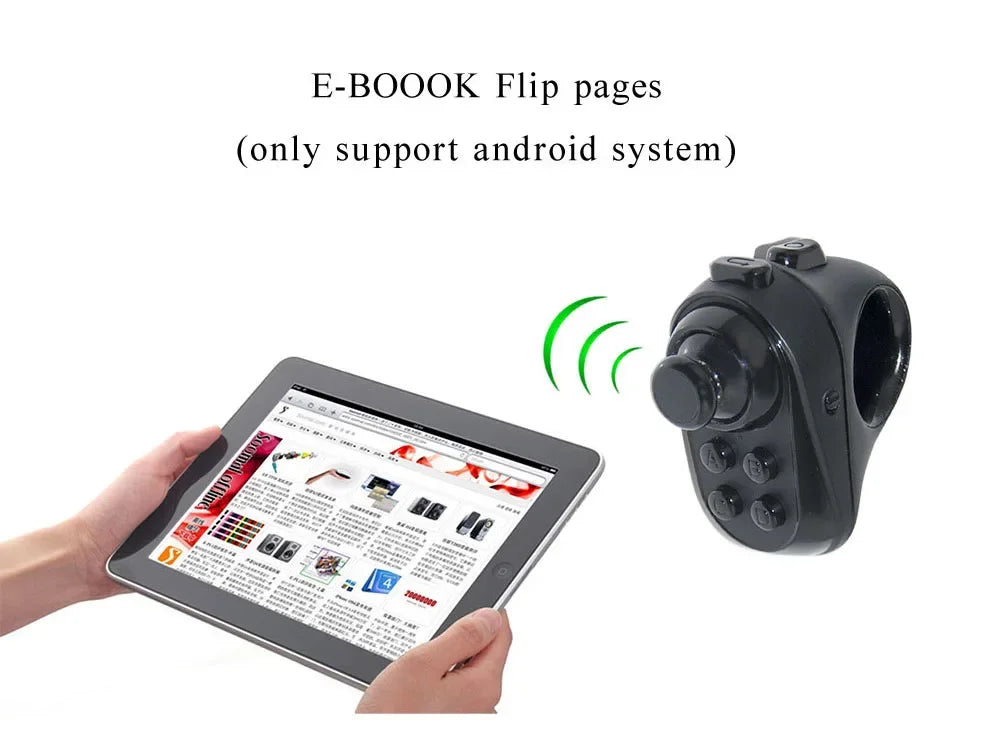 Wireless Bluetooth Gaming Finger Mouse Remote Control Handle Adapter Gaming Mause Pages Function Tablet Mobile Phone Android Ai-TechWorld 