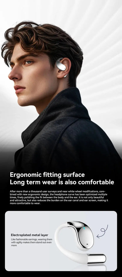 MZYMI Q39 AI Translation Wireless Earphone TWS Ear Hook Sport Running Bluetooth Headset ENC Noise Cancelling Headphone With Mic Ai-TechWorld 