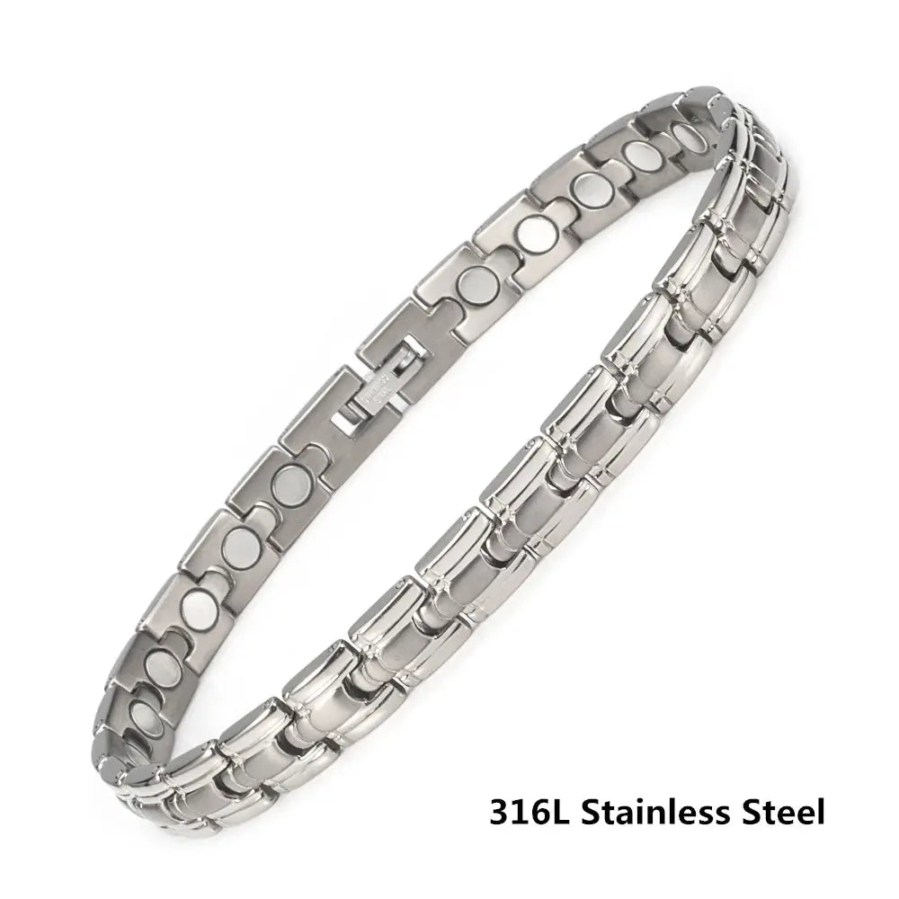 Pure Titanium Hematite Therapy Bracelet Tungsten Ceramic Blood Pressure Slimming Bracelet Weight Loss Bracelet Ai-TechWorld 
