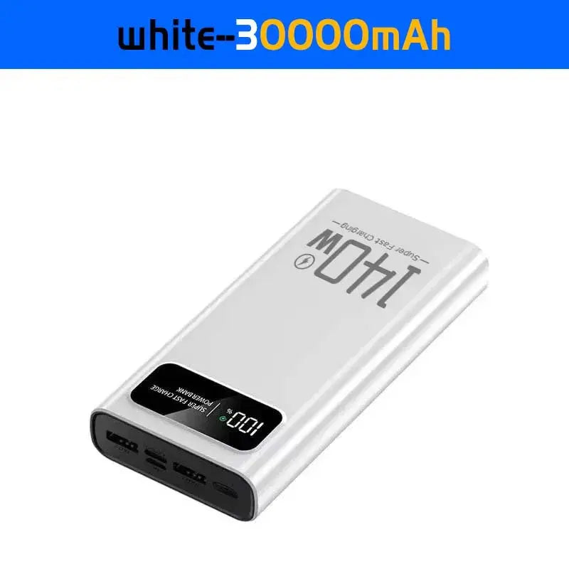 140W Power Bank  Super Fast Charging Battery High Capacity Digital Display 100000mAh Power Bank For Iphone Samsung Xiaomi Tablet Ai-TechWorld 