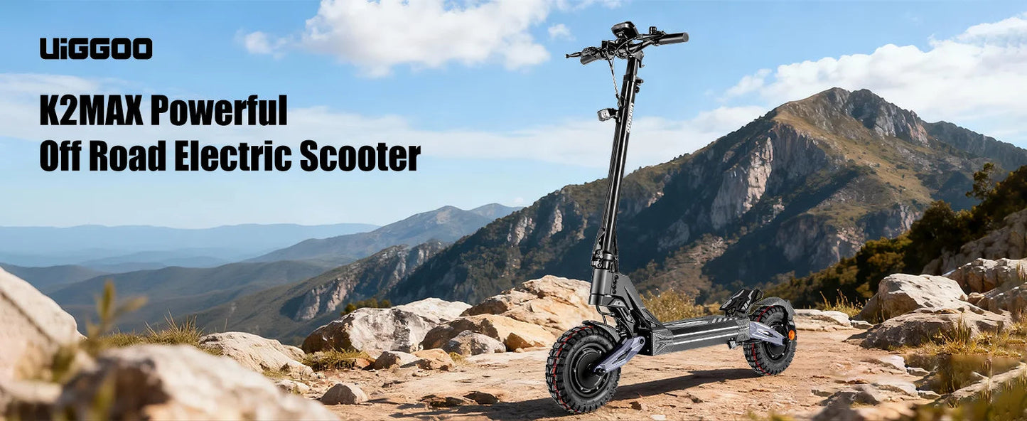 EOEOTWO K2MAX Electric Scooter 45Mph 4000W Peak Dual Motor 40Mile Range EScooter Adults Dual Suspension Fast Charging Scooter Ai-TechWorld 