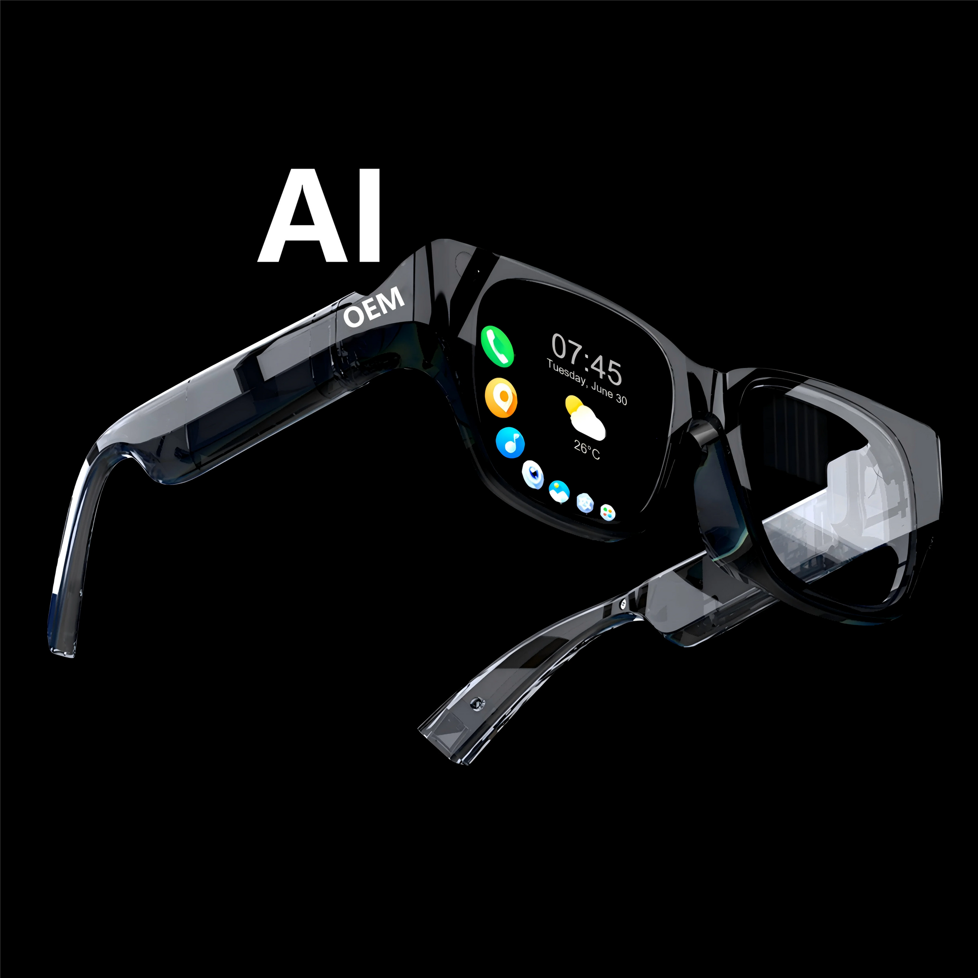 INMO Air Smart AR Glasses 3D Real-Time Text Translation and 3D Prompt with Camera Full-Color True Wireless for Movie Watching Ai-TechWorld 