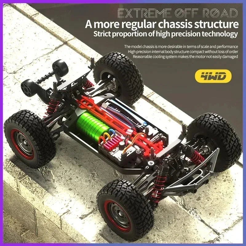 SCY 16106 PRO RC Car 70KM/H 1/16 4WD Off-Road Drift Brushless Electric High Speed Remote Control Vehicle Children Toy Crawler Ai-TechWorld 