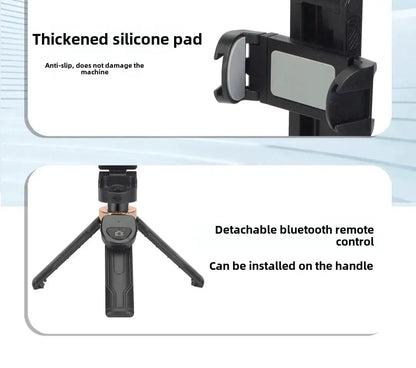 Super Mini Selfie Stick Portable Phone Holder Shooting Aid Versatile Integrated Design Bluetooth Remote For Live Broadcas Ai-TechWorld 
