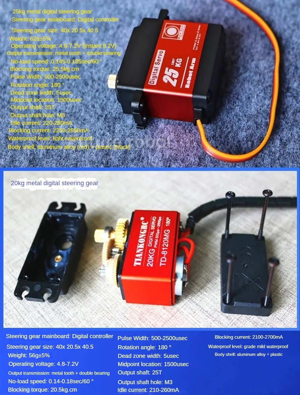 6 Dof Robot Arm Clamp Claw APP RC Control Metal Mechanical Robotics with Digital Servos for Arduino DIY Kit Programmable Robot Ai-TechWorld 