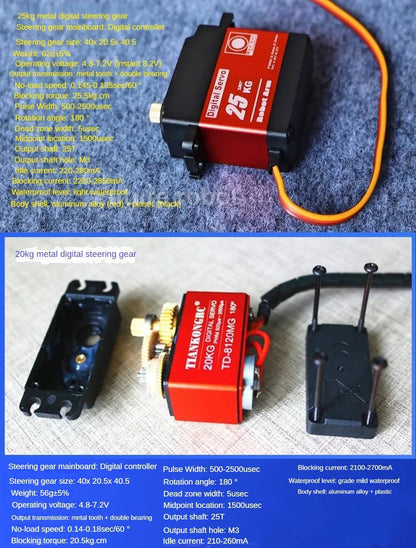 6 Dof Robot Arm Clamp Claw APP RC Control Metal Mechanical Robotics with Digital Servos for Arduino DIY Kit Programmable Robot Ai-TechWorld 