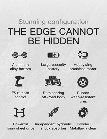 KF16 1:12 High Speed Drift Racing 70KM/H Brushless Motor 4WD 3S 3200mah RC Off Road Car Monster Trucks Toys for For Kids Gifts Ai-TechWorld 