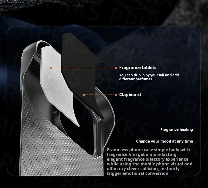 Business Aromatherapy Leather Case for iPhone 17 Air 16 15 14 Plus 13 12 11 Pro Max For Magsafe Magnetic Frameless Armor Cover Ai-TechWorld 