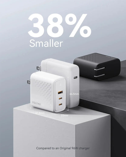 VOLTME GaN III 100W Desktop Charger Quick Charge 4.0 QC 3.0 PD USB-C Type C USB Fast Charging For MacBook Samsung iPhone 15 14 Ai-TechWorld 