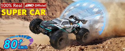 4WD Remote Control Car Off Road 4x4 RC High Speed Buggy Truck Super Brushless 50 or 80KM/H Fast Drift Racing Toy Kids Adults Ai-TechWorld 