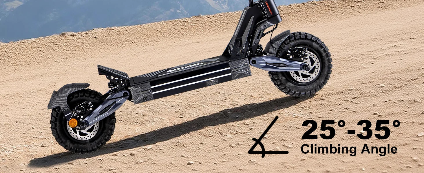 EOEOTWO K2MAX Electric Scooter 45Mph 4000W Peak Dual Motor 40Mile Range EScooter Adults Dual Suspension Fast Charging Scooter Ai-TechWorld 