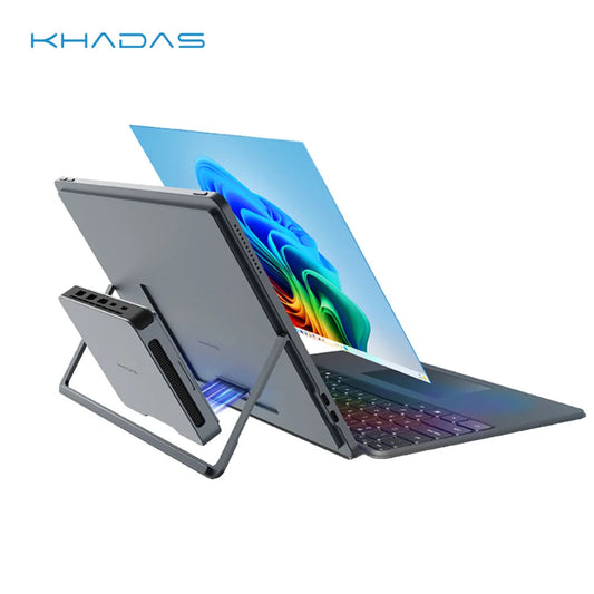 Khadas xPlay, 2 in 1 Portable Monitor Display with Keyboard, 2.8K, 13', 2MP Camera, Mic, Speaker, 120 Stand, 100% sRGB LCD Ai-TechWorld   ai-techworld