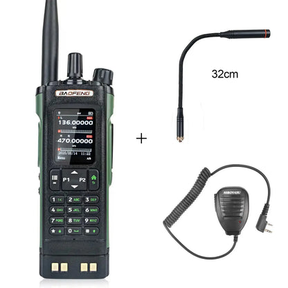 Baofeng DM-32 GPS APRS AES256 Encryption DMR Digital Analog UHF VHF Dual Band 8W Air Band FM Walkie Talkie DM-32UV Ai-TechWorld 