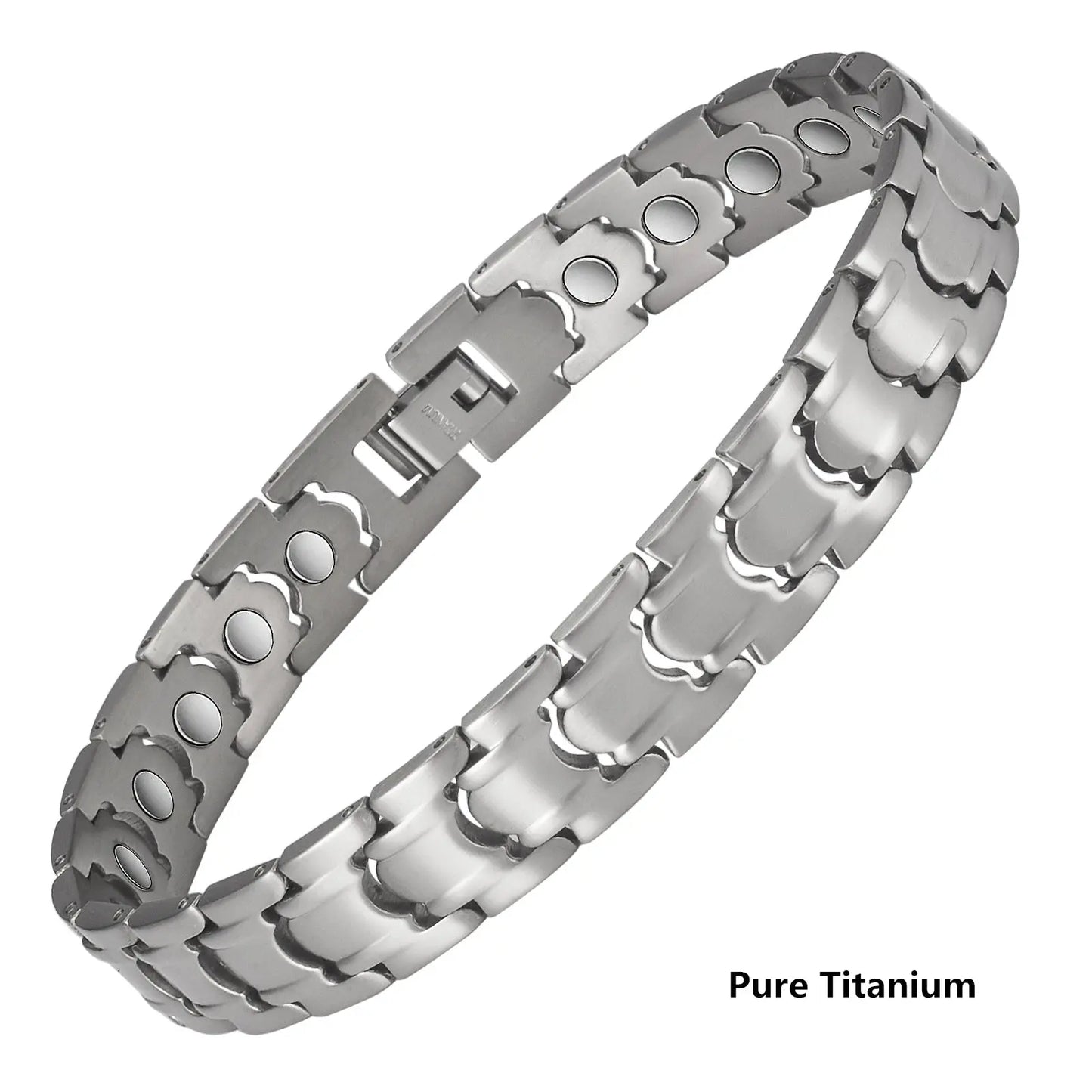 Pure Titanium Hematite Therapy Bracelet Tungsten Ceramic Blood Pressure Slimming Bracelet Weight Loss Bracelet Ai-TechWorld 