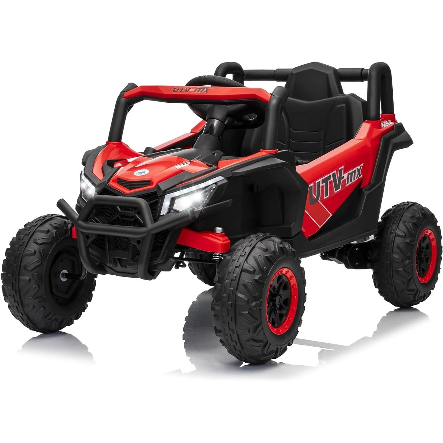 12V Kids Ride On Car,UTV Truck with Remote Control,4WD/2WD Switchable,Electric Vehicle with 4 Spring Suspension for Ages 3-8 Y Ai-TechWorld 