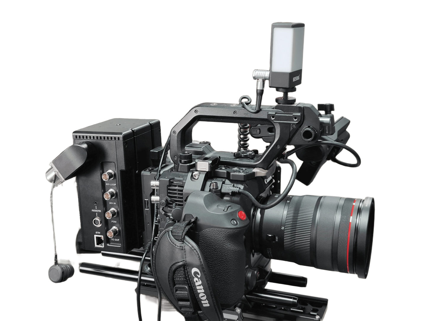 12G Fiber Optic SDI Transmission Remote Control System, with Optoelectronics Hybrid Transmit Signal and Power Supply, Outside Br Ai-TechWorld 