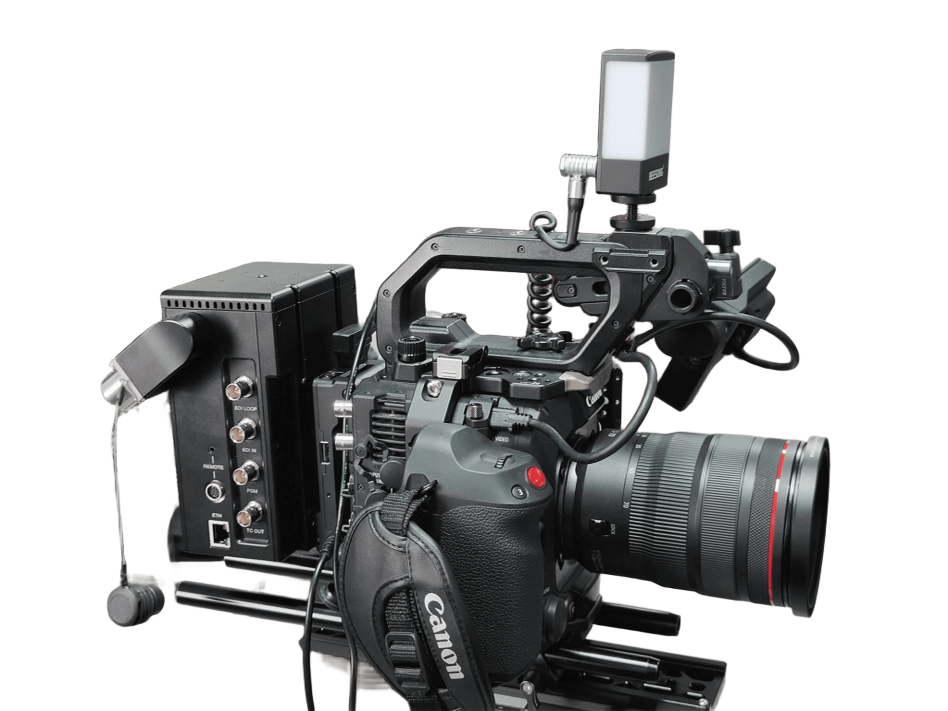 12G Fiber Optic SDI Transmission Remote Control System, with Optoelectronics Hybrid Transmit Signal and Power Supply, Outside Br Ai-TechWorld 