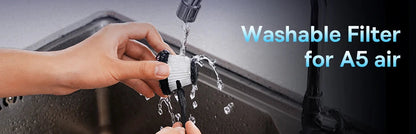 Baseus A5 Air Car Vacuum Cleaner 2-in-1 Powerful Wireless Cleaner Strong Suction Handheld Car Cleaning Portable Home Appliance Ai-TechWorld 