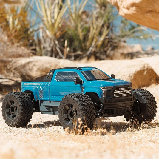 ARRMA 1/10 Big Rock 4X4 223S BLX BRUSHLESS Street Truck RTR with DSC, (Blue), ARA4312V4T3 Ai-TechWorld 