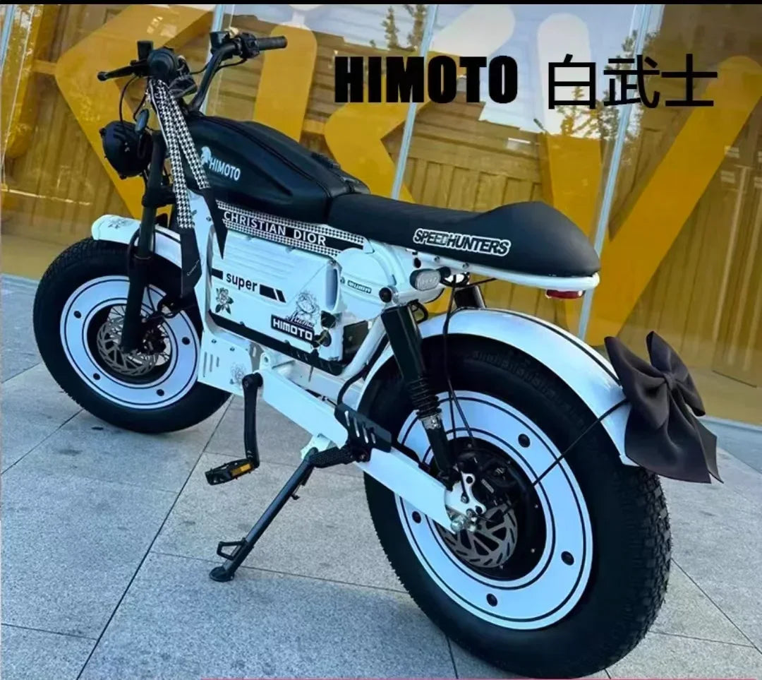 Ebike ZPW Black Warrior 3000W 60V 45AH Camping Motorcycle, Adult Electric Bike 20 Inch Fat Tire Electric Bike Ai-TechWorld 