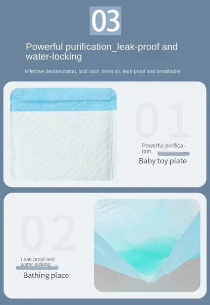 Super Absorbent Pet Diaper Dog Training Pee Pads Disposable Healthy Nappy Mat For Cats Dog Quick-dry Ai-TechWorld 