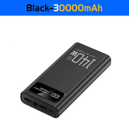 140W Power Bank  Super Fast Charging Battery High Capacity Digital Display 100000mAh Power Bank For Iphone Samsung Xiaomi Tablet Ai-TechWorld 