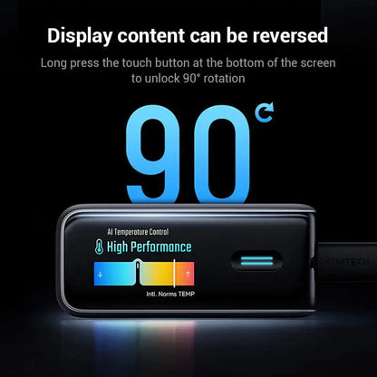 CUKTECH 10 GaN Super Charger Ultra 120W 100W MAX 4 Ports USB-C Charger For Xiaomi Samsung iPhone MacBook Laptop Ai-TechWorld 