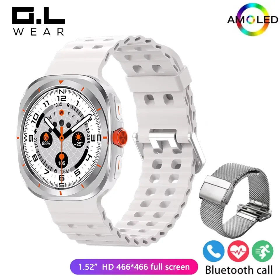 G.L Wear 2025 New Smartwatch for Men Heart Rate Monitoring Bluetooth Calling Fitness Tracking Pedometer Men's Smartwatch Ai-TechWorld 