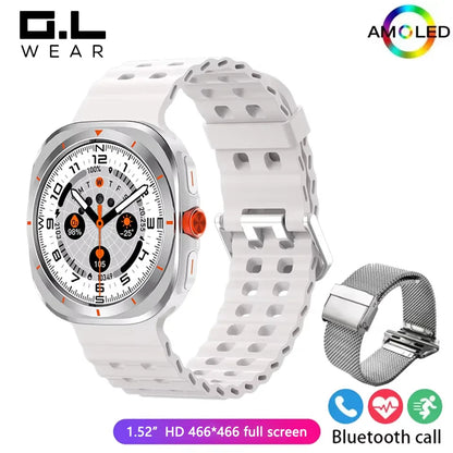 G.L Wear 2025 New Smartwatch for Men Heart Rate Monitoring Bluetooth Calling Fitness Tracking Pedometer Men's Smartwatch Ai-TechWorld 