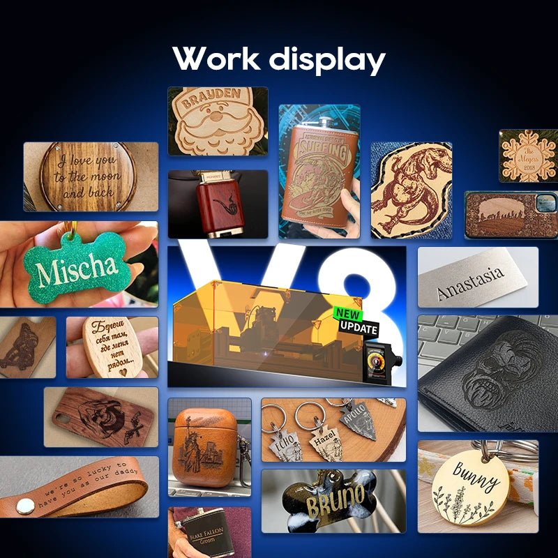 Xwitzeal® V8 Newly Laser Machine for iPhone 8-17 Pro Max Back Glass Repair&Camera Len w/Breaking Pen, Iron Mold,Air Filter, etc Ai-TechWorld 