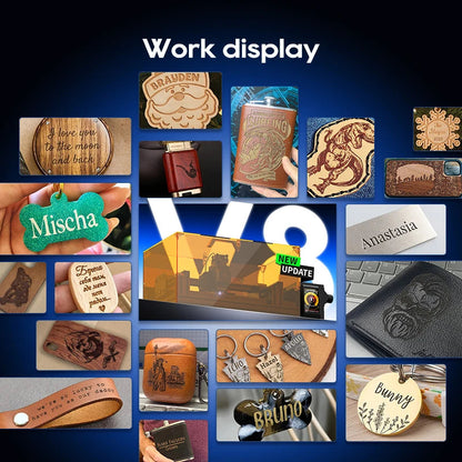 Xwitzeal® V8 Newly Laser Machine for iPhone 8-17 Pro Max Back Glass Repair&Camera Len w/Breaking Pen, Iron Mold,Air Filter, etc Ai-TechWorld 