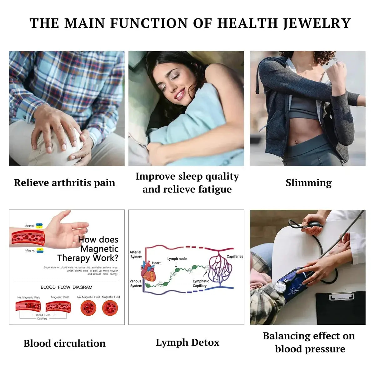 ARADOO Premium Ceramic Bracelet for Men Women with Crescent Design Wristband Jewelry Gifts Ai-TechWorld 