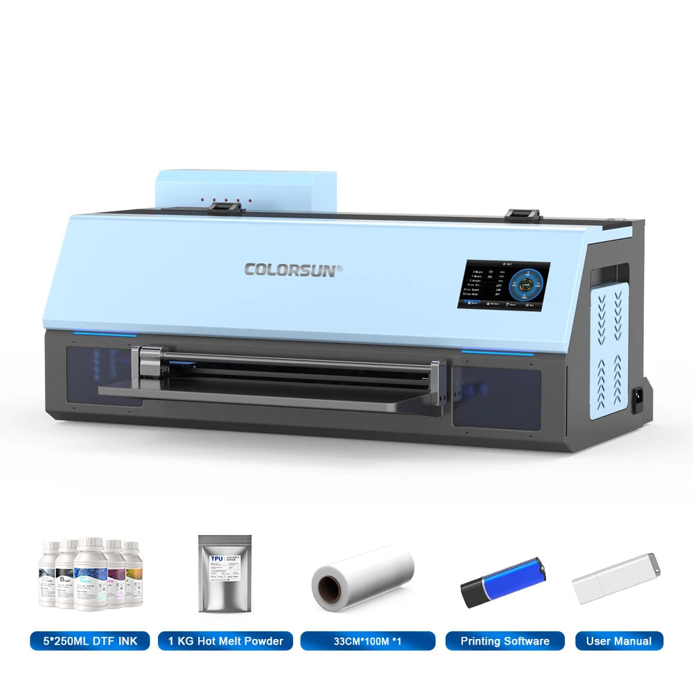 Colorsun A3 DTF Printer For Epson XP600 DTF Printer Machine Direct to Film Impresora A3 DTF Printer For T-Shirt Hoodies Bag Ai-TechWorld   ai-techworld