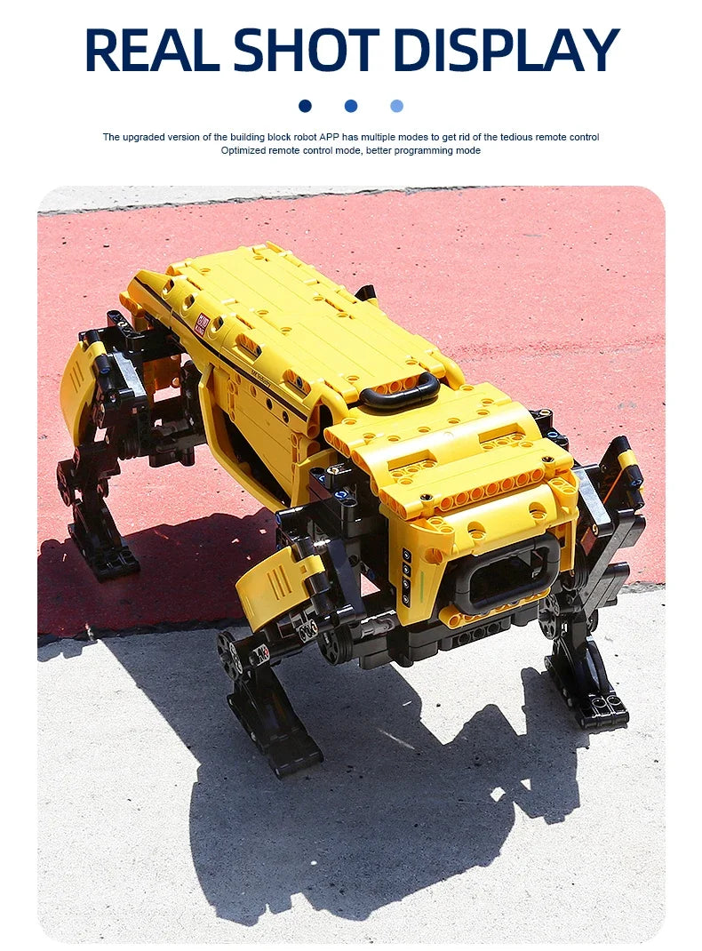 Technical Robot Toys The RC Motorized Boston Dynamics Big Dog Model AlphaDog Building Blocks Bricks Toys for Kid Christmas Gifts Ai-TechWorld 