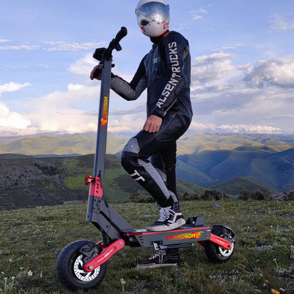 Electric Scooter for Adults, 1200WMotor Fast E Scooter, 11" Off-Road Tires, Up to 28 MPH Top Speed & 20 Miles Long Range, Dual B Ai-TechWorld 