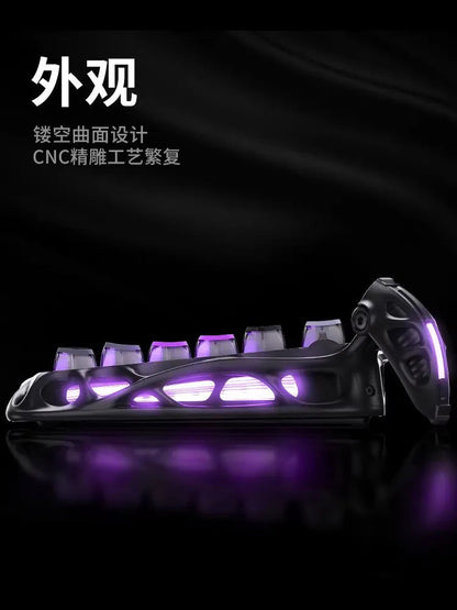 GravaStar K1 Pro Breaking Cocoon Mechanical Keyboards Long Battery Life Wireless Custom Tri-Mode Gaming Keyboard PC E-Sport Gift Ai-TechWorld   ai-techworld