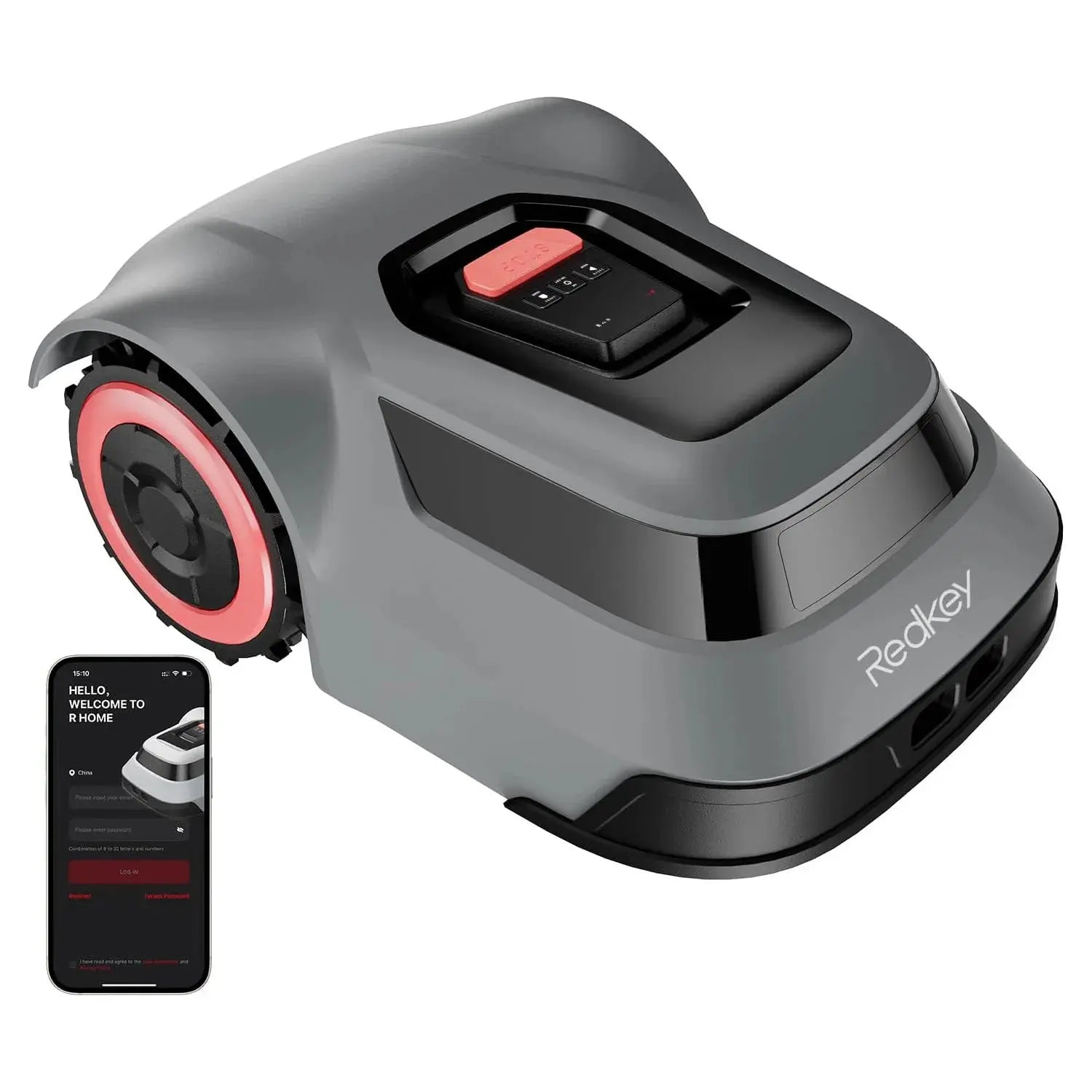 C-TOF Robotic Lawn Mower Redkey MGC800 MGC1000 Lawn Mower Robot Cable Break Detection Climbing 45% App Control Automatic Cutting Ai-TechWorld 