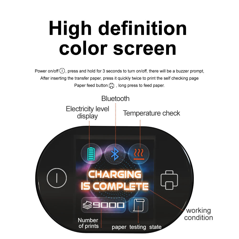 ECLIPSE S XTREME&Ai-tenitas Co-branded A High-Performance Wireless Bluetooth APP Thermal Transfer Printer Pretty Tattoo Machine Ai-TechWorld   ai-techworld