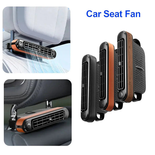 Portable Car Seat Cooling Fan Car Rear Backrest Electric Fan USB Power Supply Fan Air Conditioner Car Interior Accessories Ai-TechWorld 
