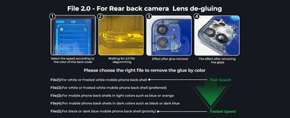 Back Glass Laser for iPhone 8-17 Series, Glue Removal Laser Engraving Seperator, w/Air Purifier&Cell Phone Repair Tool Ai-TechWorld 