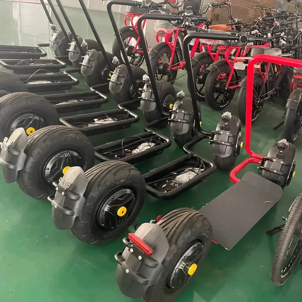 Qiaozhi Newest Design Big Two Wheels Fat Tyre Citycoco 1500W Max Disc Brake Electric Scooters Steel Frame Ai-TechWorld 
