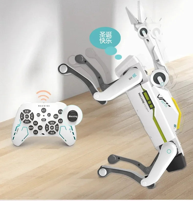 Teeggi Electric RC Intelligent Robot Dog with Clip Multifunction RC Mechanical Dog Educational Toy Bionic Smart Robot Toy Gift Ai-TechWorld 