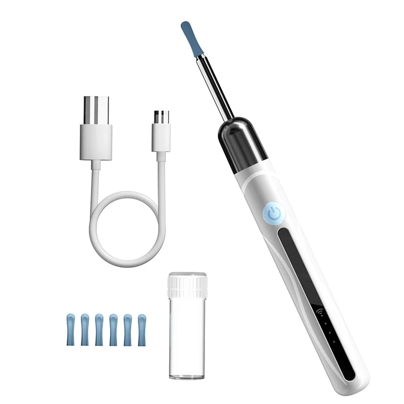WiFi Endoscope 4.2mm 1080P Ear Picker Camera with Ear Spoon Base for iOS/Android Ear Cleaning Otoscope with Ear Wax Removal Tool Ai-TechWorld 