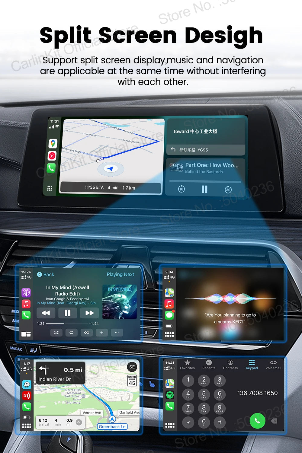 CarlinKit 5.0 Mini Ultra Wireless Adapter Wireless CarPlay Android Auto For OEM Car Plug and Play WiFi Bluetooth Auto Connection Ai-TechWorld 