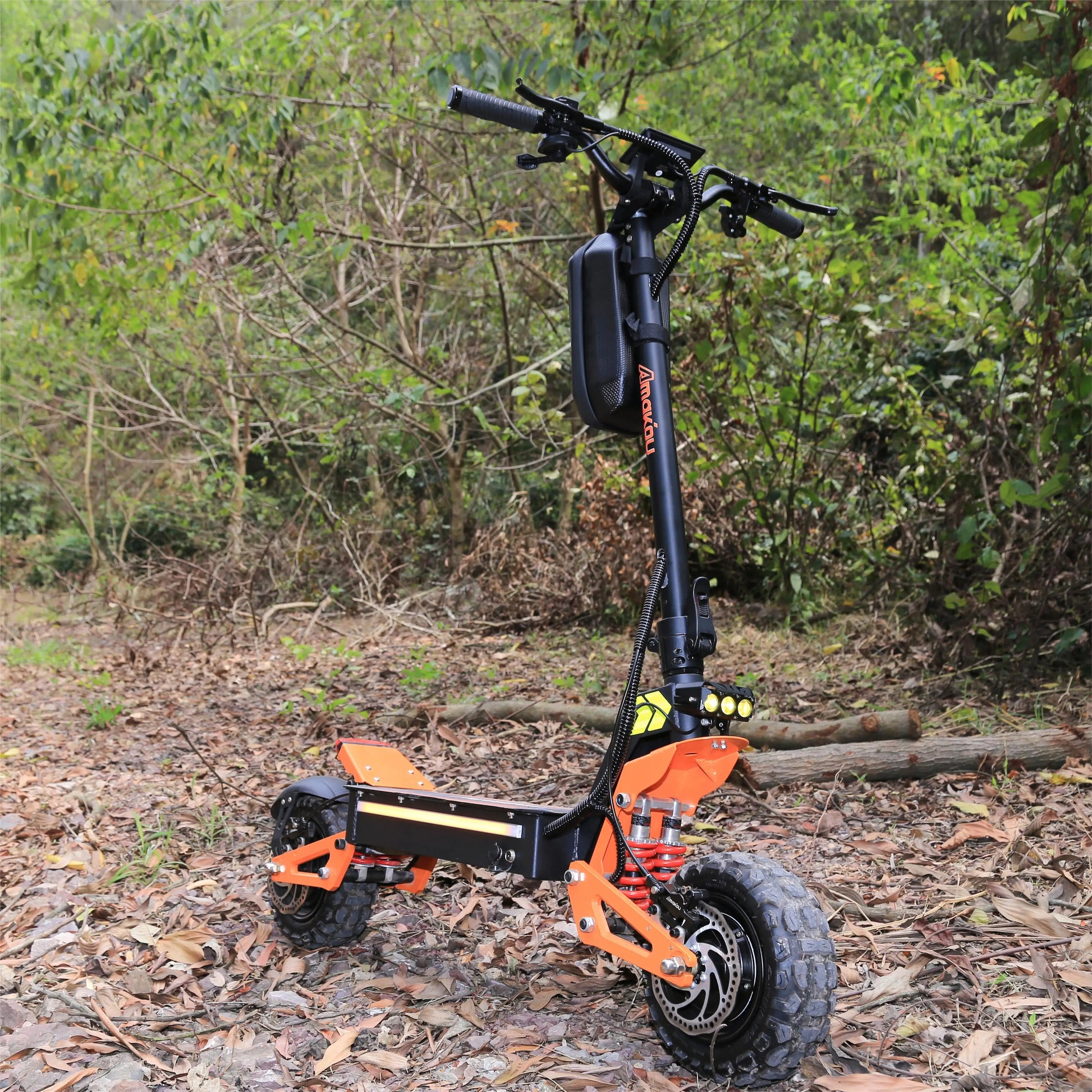 X5 6000W Dual Motor Eelectric Scooter in China Stock 60v 40ah Large Battery Remote Scooter with Seat 11-inch Tires Ai-TechWorld 
