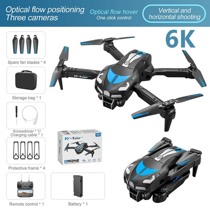 Xiaomi YT11 Drone 8K HD Three Camera Brushless Motor 5G WIFI FPV Optical Flow Positioning Obstacle Avoidance RC Drone 20000M Ai-TechWorld 