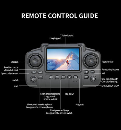 E99 Pro Drone Screen remote control Quadcopter Remote Four Axis Aircraft 8K HD Photography UAV Altitude Fixation Helicopter Toy Ai-TechWorld 