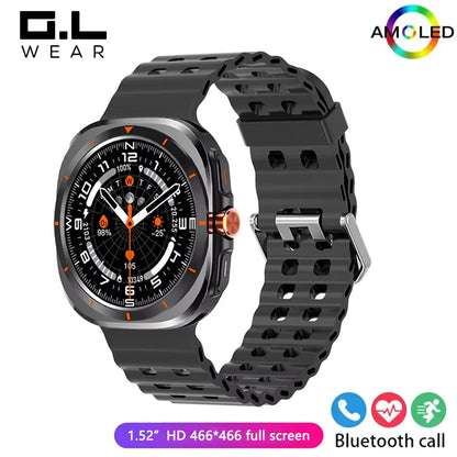 G.L Wear 2025 New Smartwatch for Men Heart Rate Monitoring Bluetooth Calling Fitness Tracking Pedometer Men's Smartwatch Ai-TechWorld 