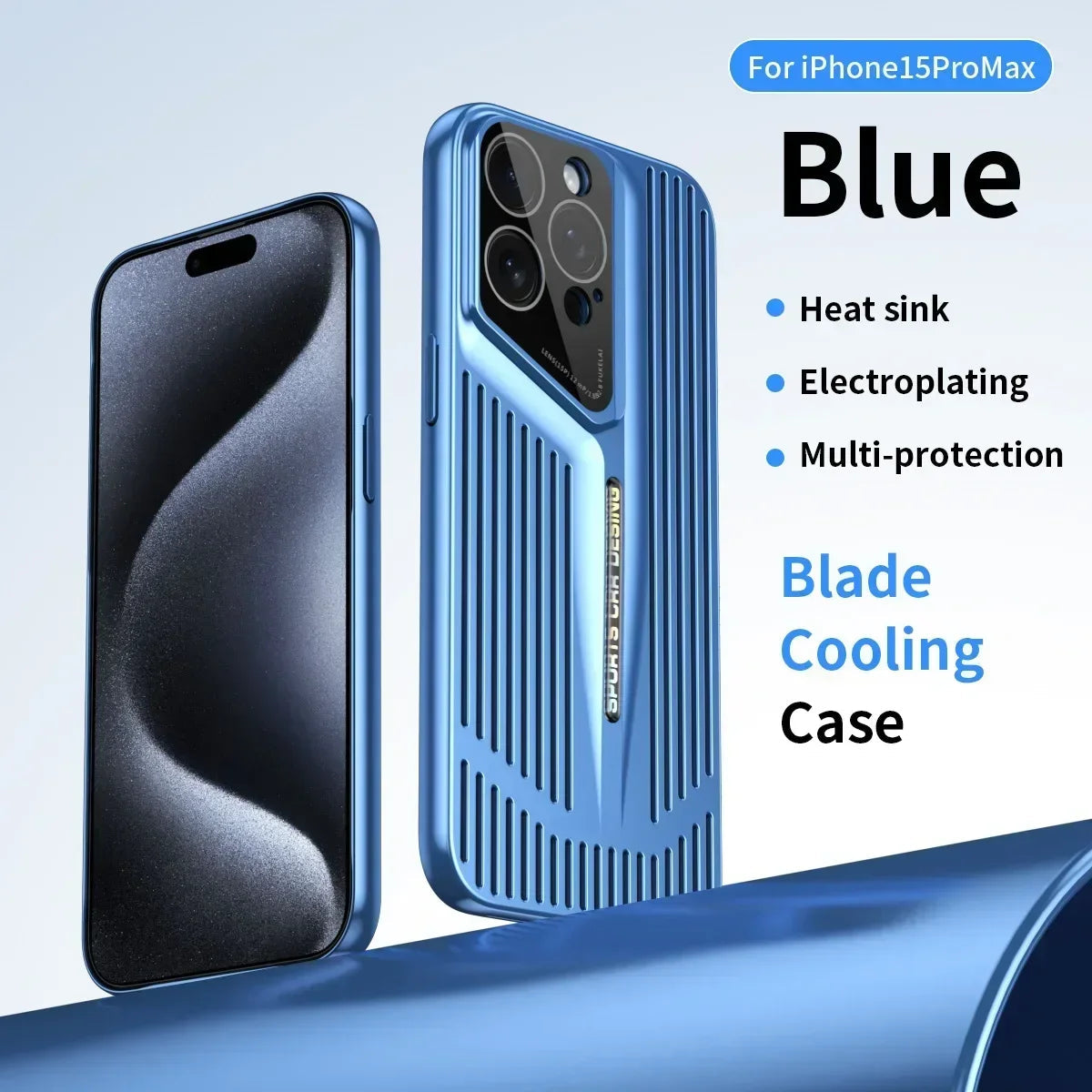 Comes With lLns Film Breathable Heat Dissipation Cooling Cases For iPhone 16 15 Pro Max 14 13 12 11 PC Hard Back Covers Ai-TechWorld 